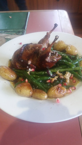 Roasted Quail in Central Otago wild thyme and oregano